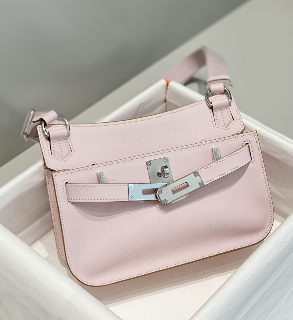 Hermès Jypsière Mini Evercolor Mauve Pâle