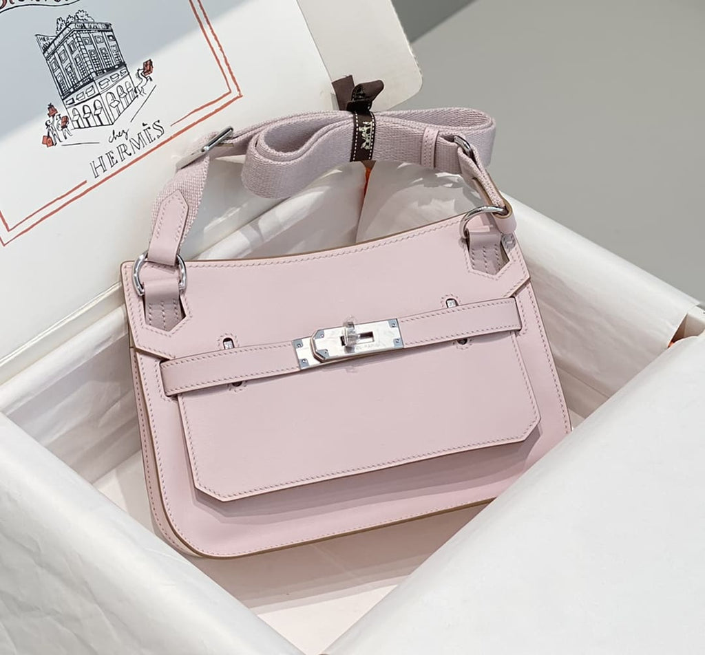 Hermès Jypsière Mini Evercolor Mauve Pâle