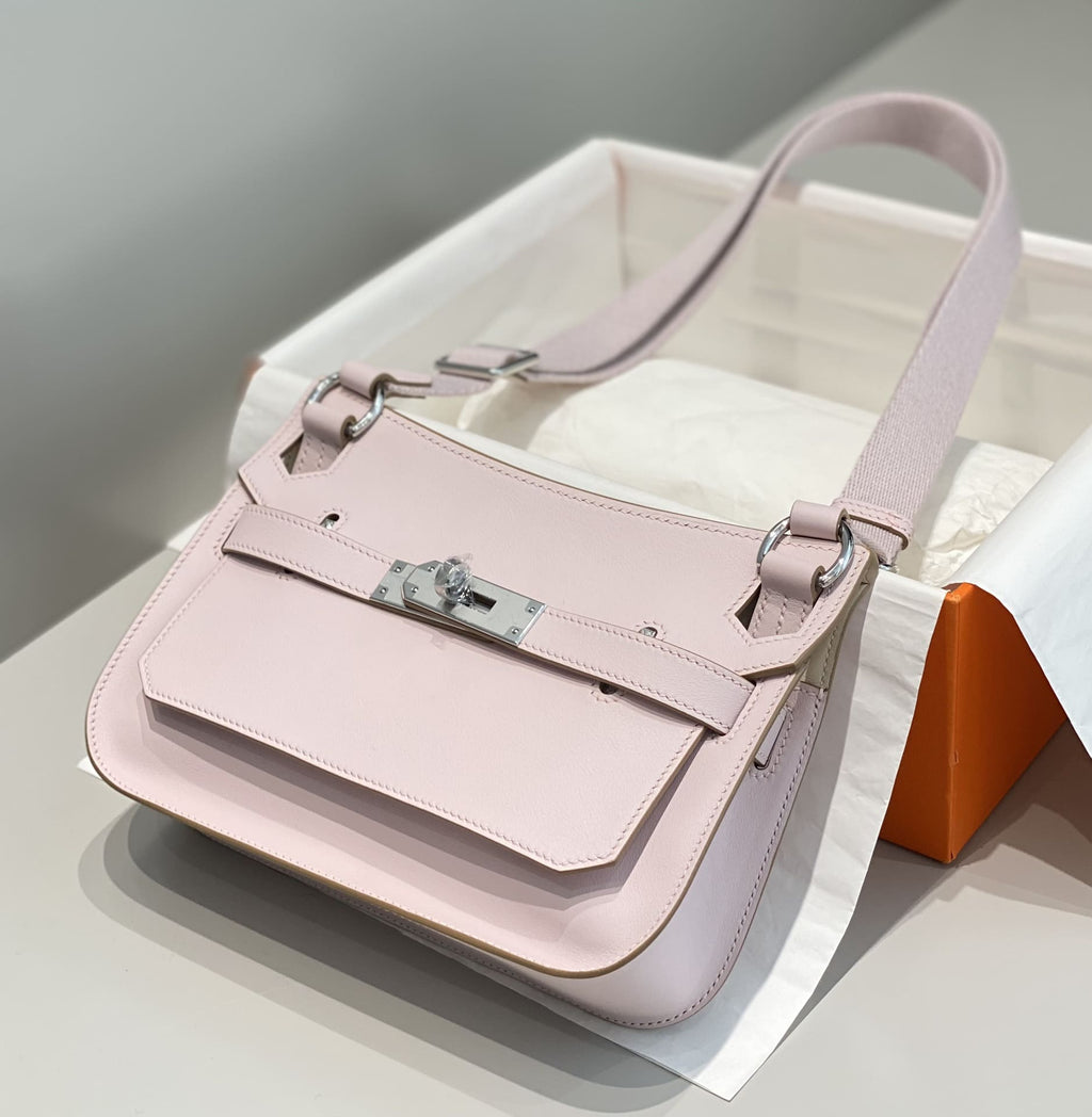 Hermès Jypsière Mini Evercolor Mauve Pâle