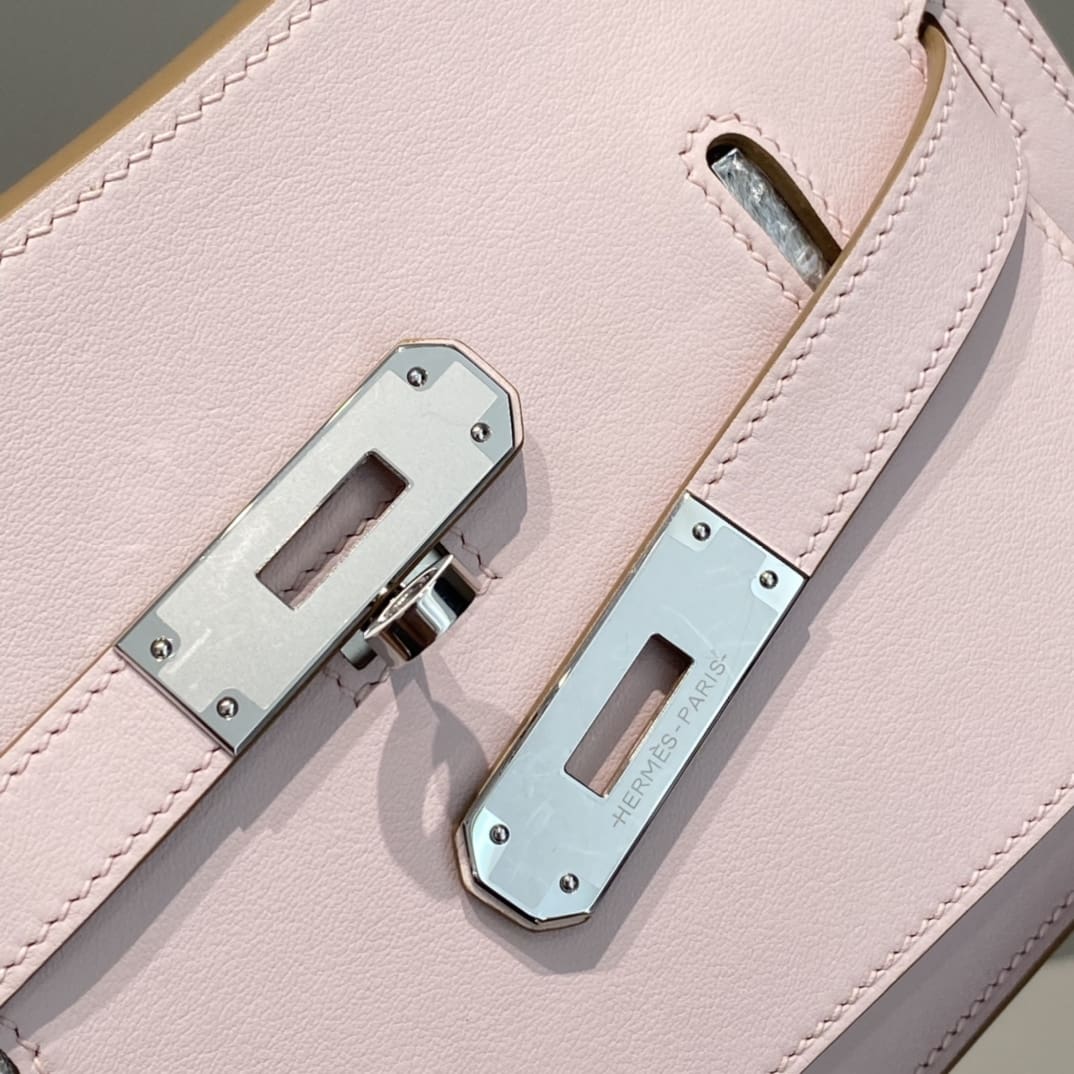 Hermès Jypsière Mini Evercolor Mauve Pâle