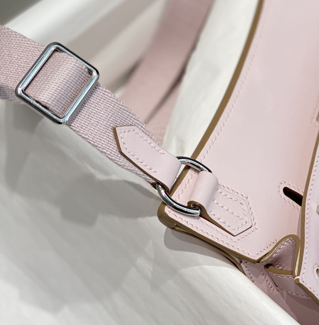 Hermès Jypsière Mini Evercolor Mauve Pâle