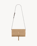 Saint Laurent Kate 99 Tassel In Raffia