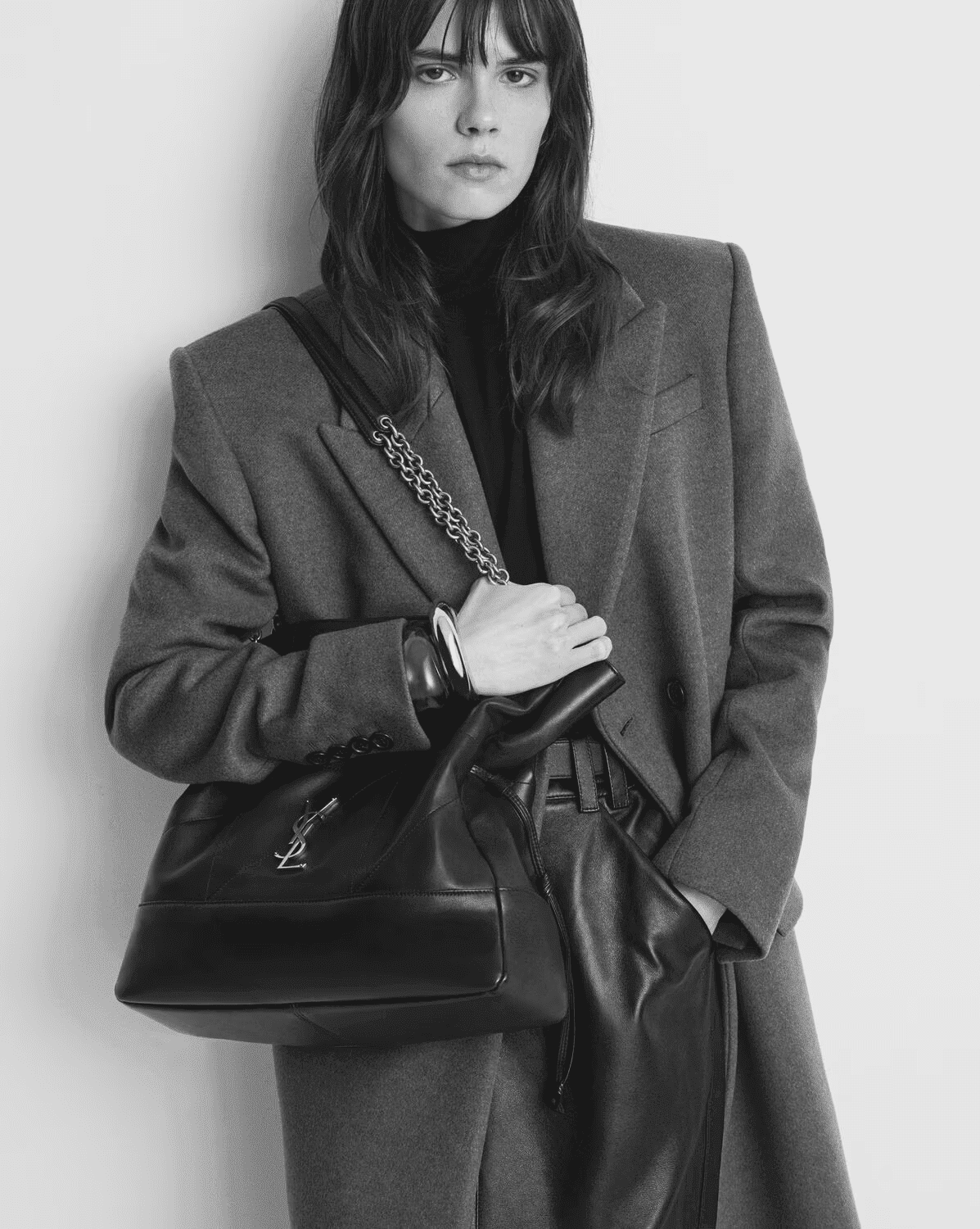 Saint Laurent JAMIE SHOPPING BAG in lambskin