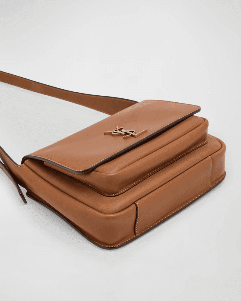 Saint Laurent Niki YSL Crossbody Bag in Vegetable Calf Leather