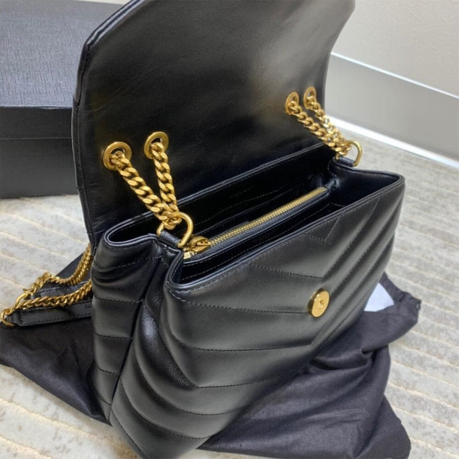 SAINT LAURENT LOULOU SMALL CHAIN BAG