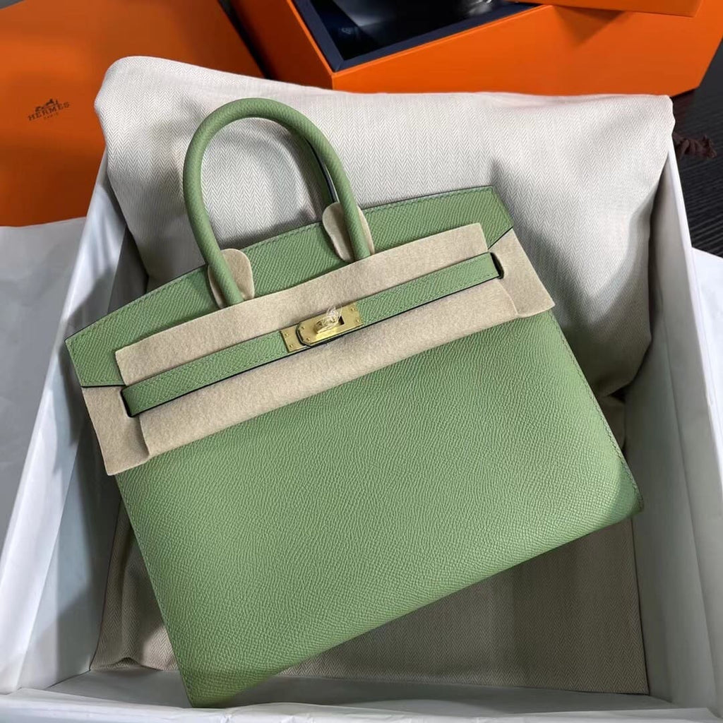 Hermès Birkin 25 Epsom Vert Criquet