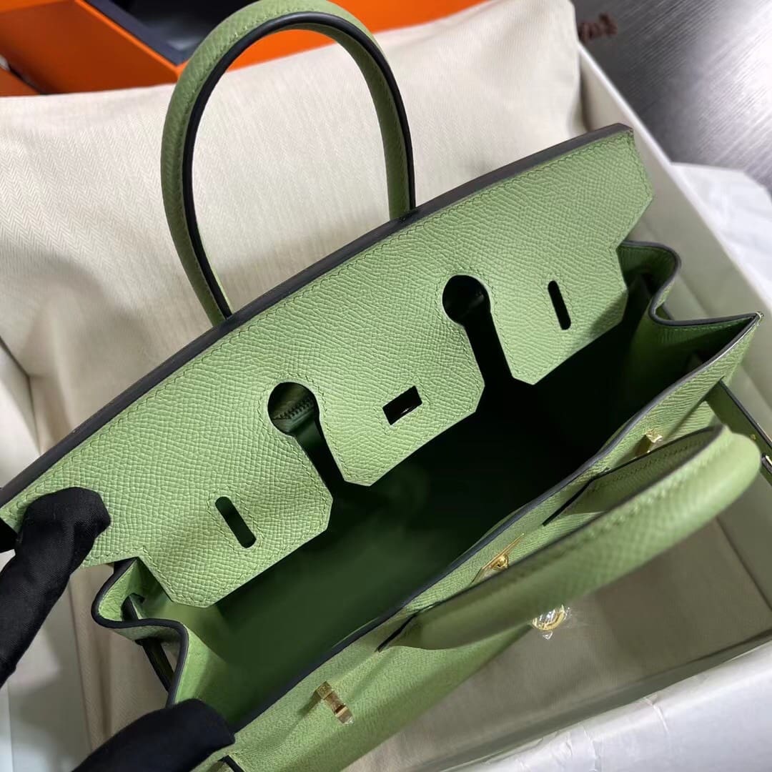 Hermès Birkin 25 Epsom Vert Criquet