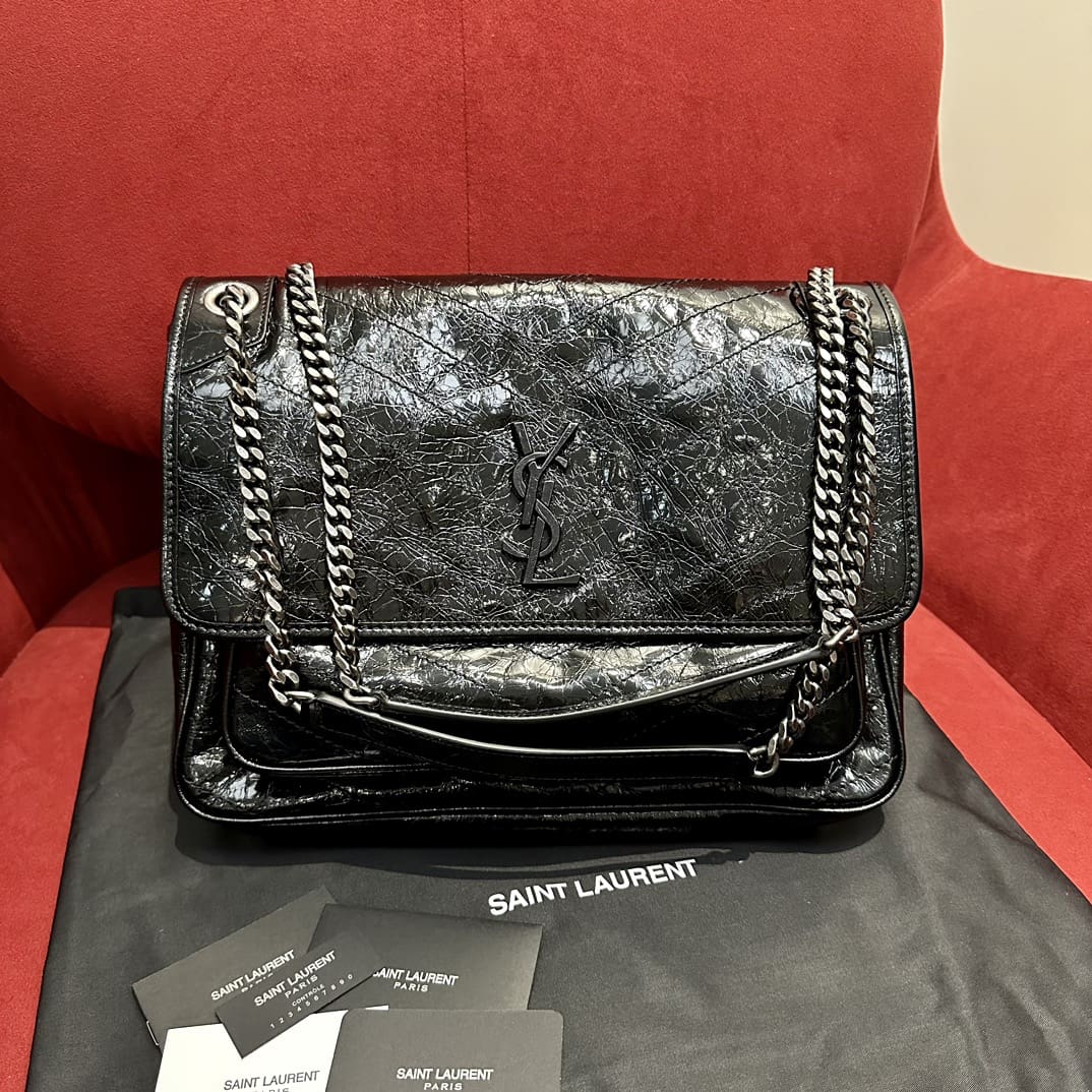 Saint Laurent Niki Medium In Vintage Leather