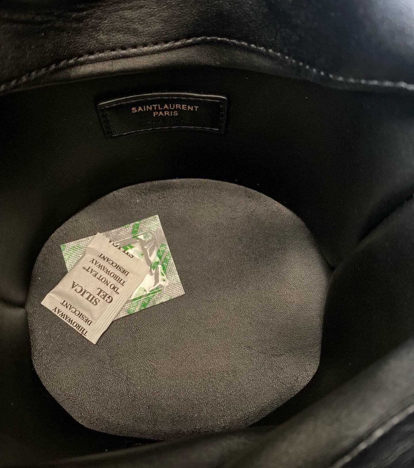 SAINTAURENT GABY BUCKET BAG IN LAMBSKIN