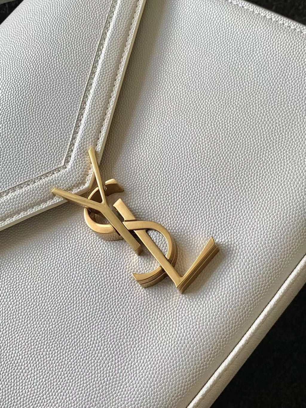 Saint Laurent  Grain de Poudre Mini Classic Monogram Cassandra