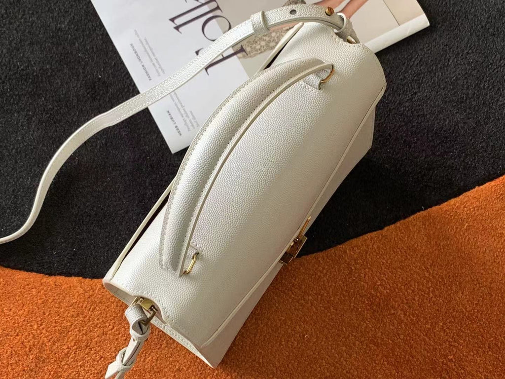 Saint Laurent  Grain de Poudre Mini Classic Monogram Cassandra