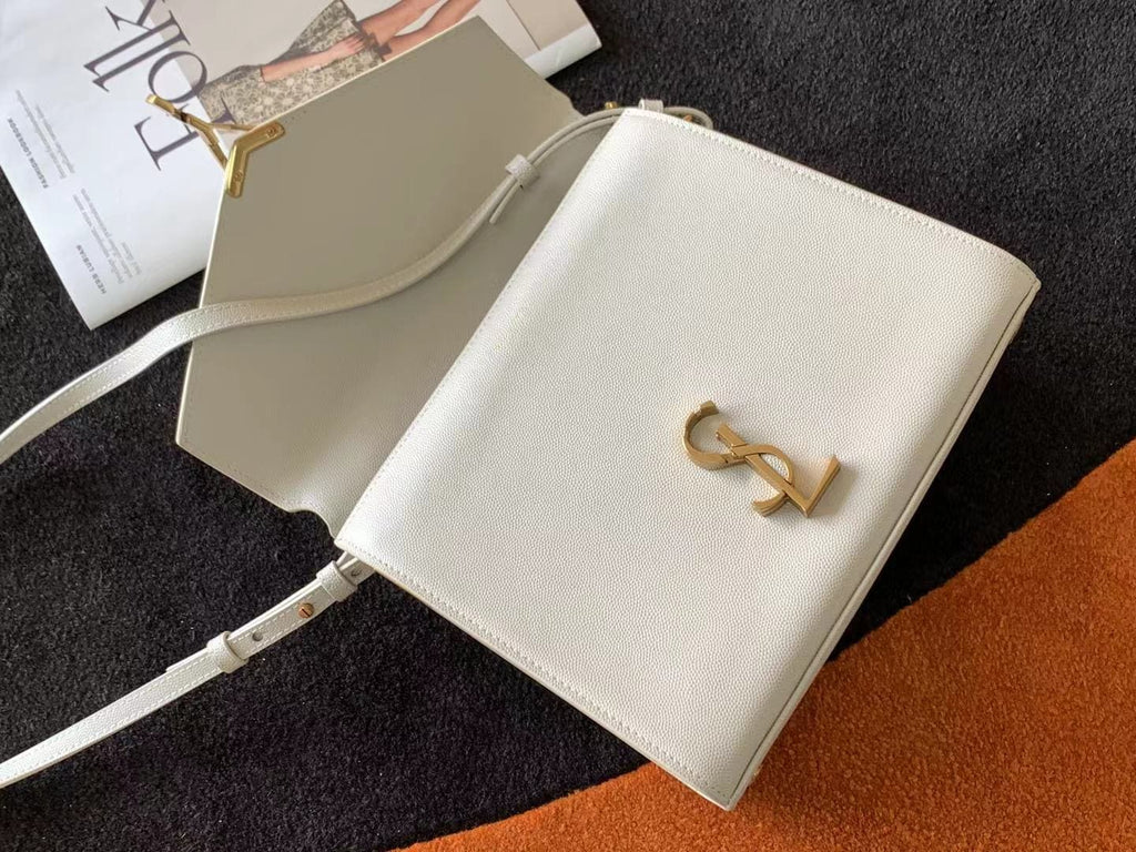 Saint Laurent  Grain de Poudre Mini Classic Monogram Cassandra