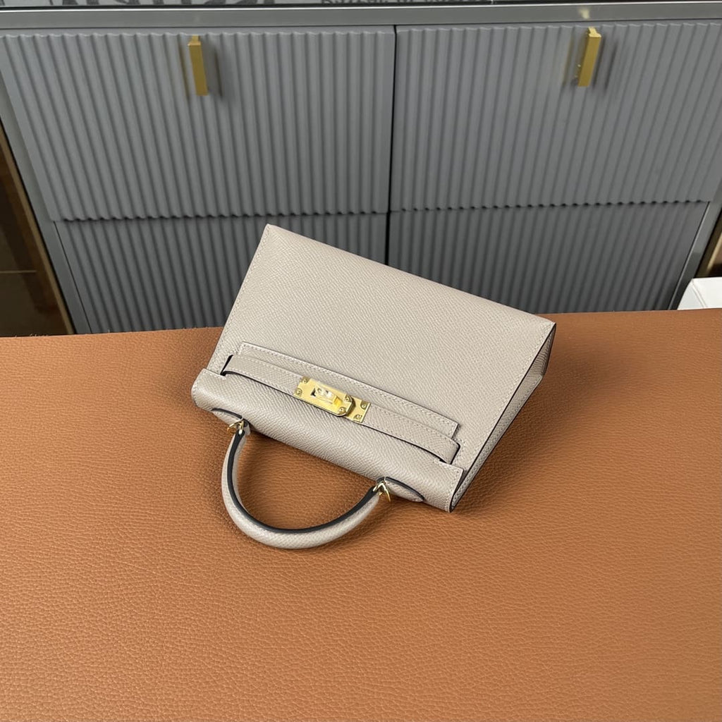 Hermès Kelly Mini Epsom Gold Sellier Gold Hardware