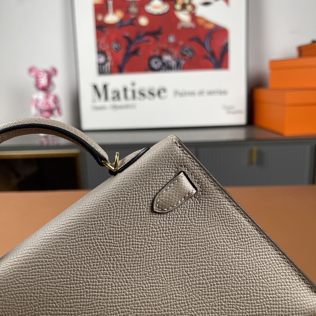 Hermès Kelly Mini Epsom Gold Sellier Gold Hardware