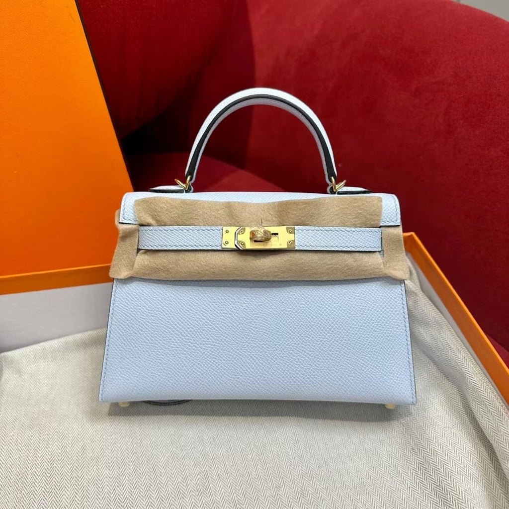 Hermès Kelly Mini Epsom Gold Sellier Gold Hardware