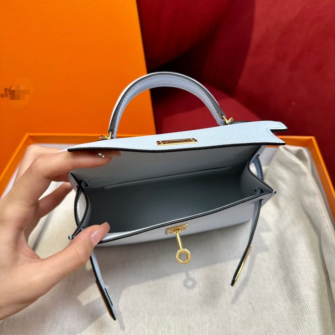 Hermès Kelly Mini Epsom Gold Sellier Gold Hardware