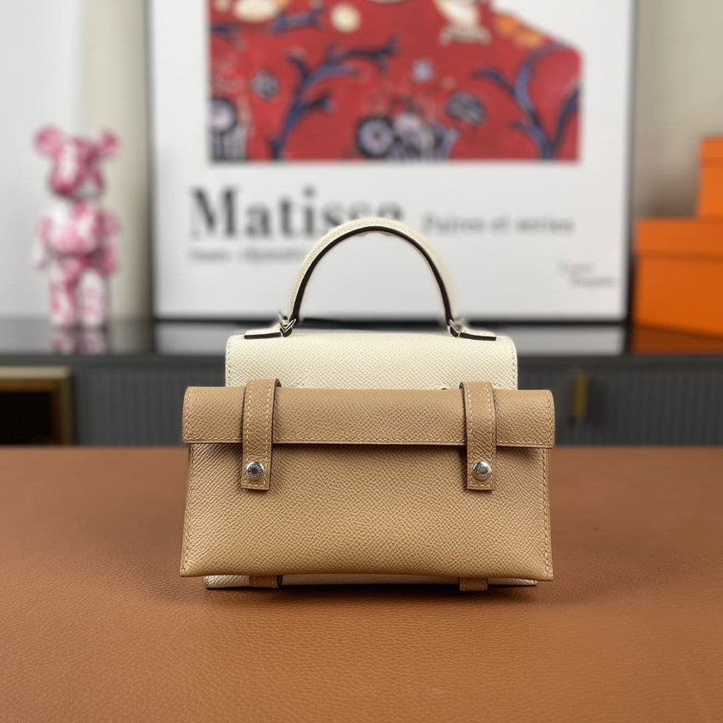 Hermès Kelly Quelle Idolle Creamy white epsom Palladium Hardware