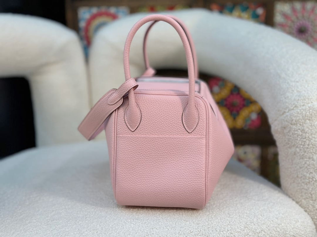Hermès Lindy 26 Pink Clemence Palladium Hardware