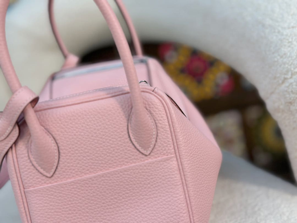 Hermès Lindy 26 Pink Clemence Palladium Hardware