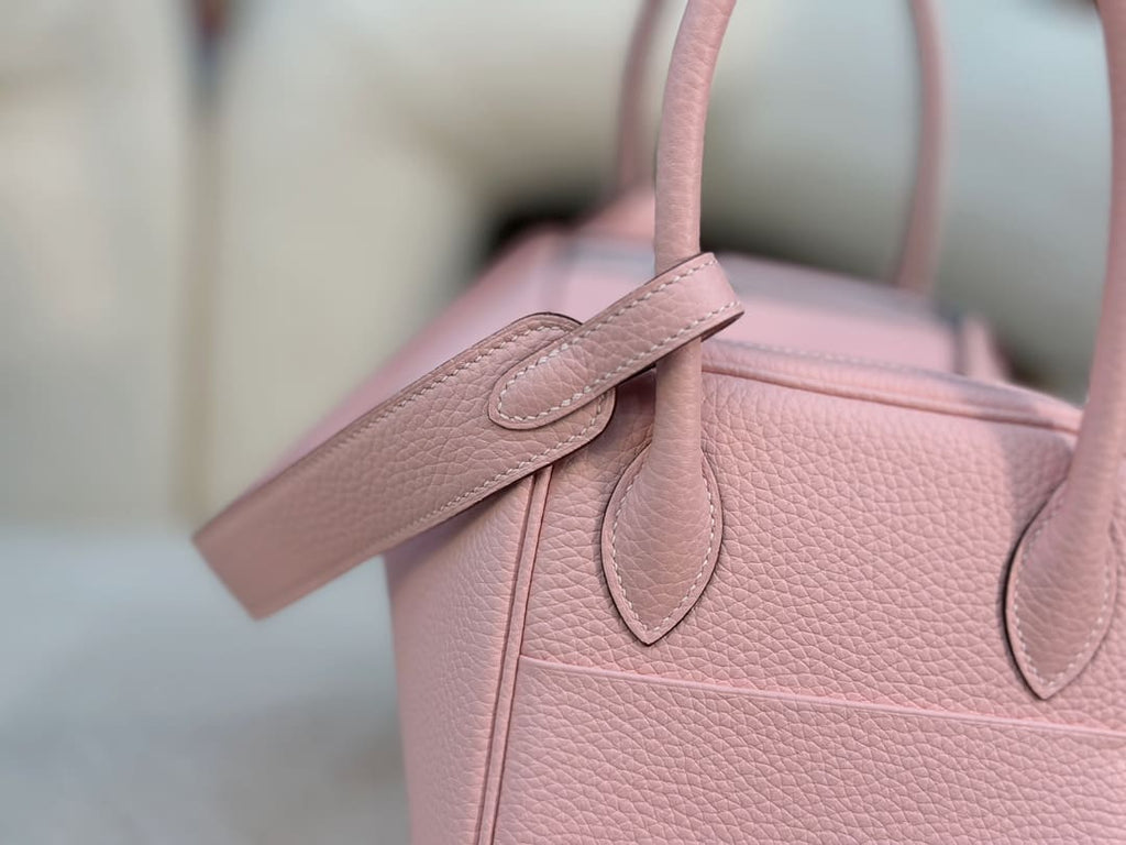 Hermès Lindy 26 Pink Clemence Palladium Hardware