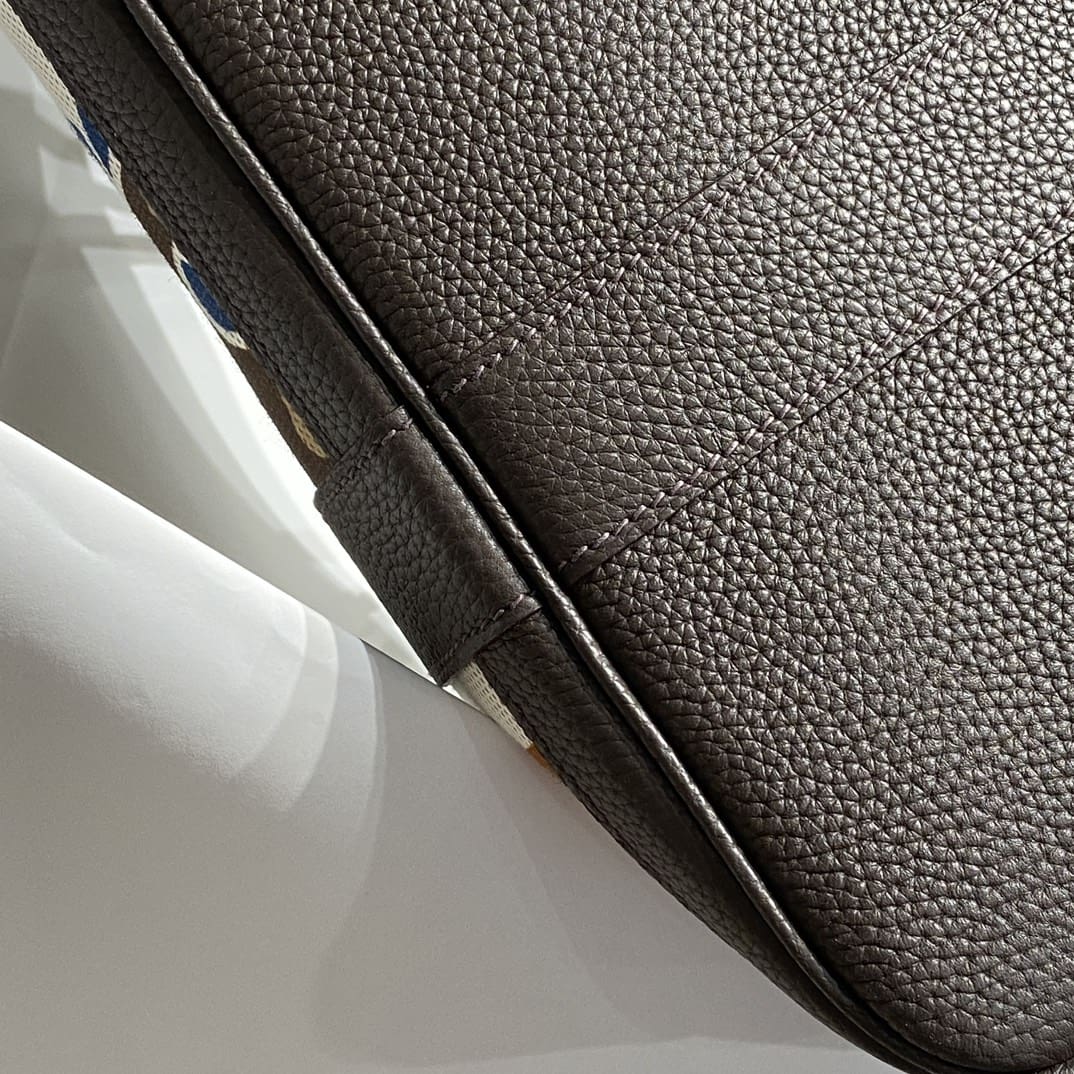 Hermès Garden Party 36 Electrique Ecru and Beige Multi Toile H and Ebene Negonda Palladium Hardware