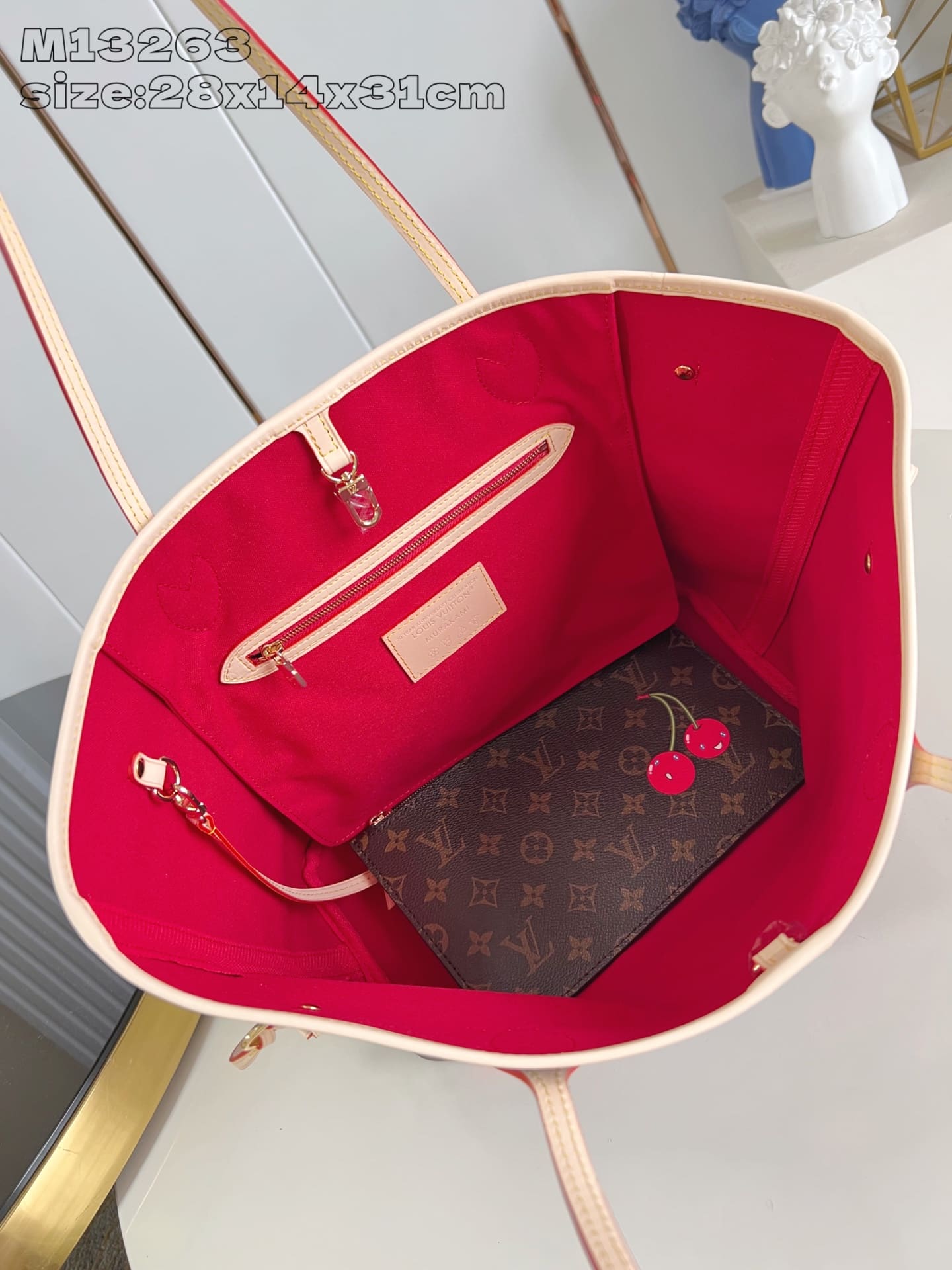 Louis Vuitton M13263 LV x TM Neverfull MM
