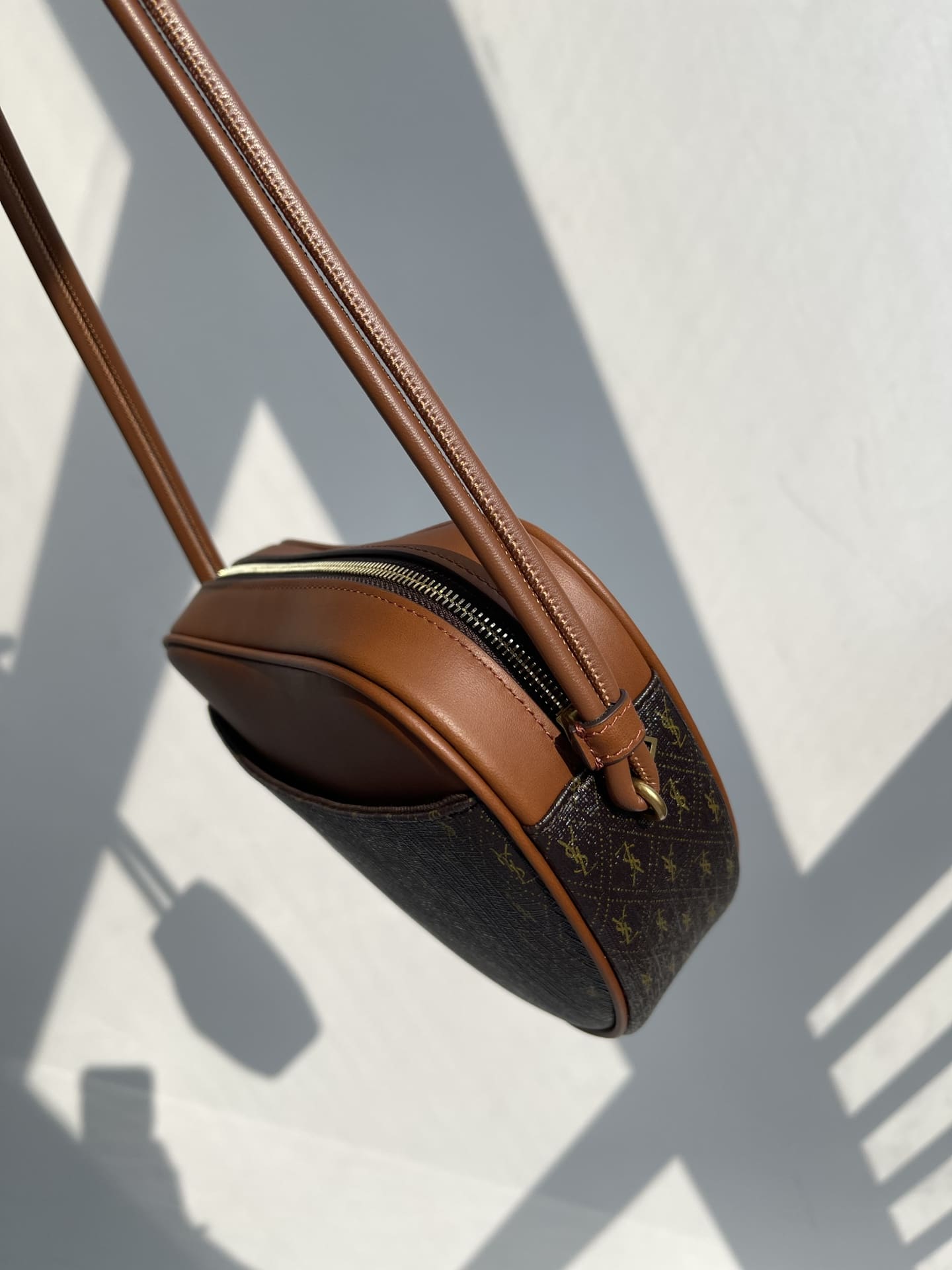 Saint Laurent Canvas Smooth Calfskin The Monogram Heart