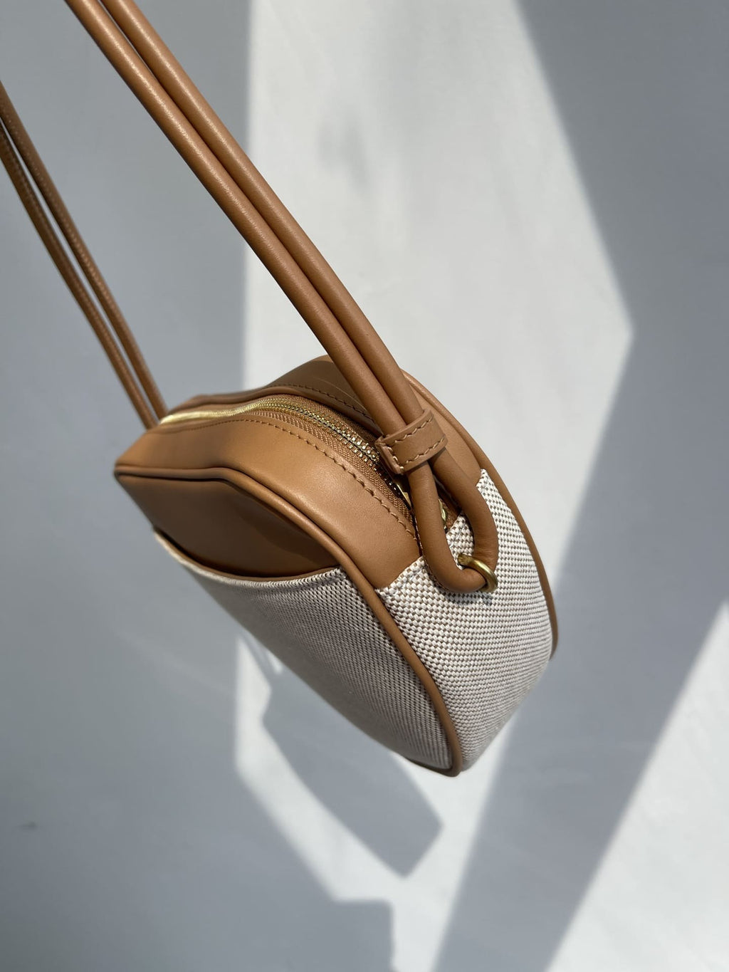 Saint Laurent Linen Calfskin The Heart Monogram