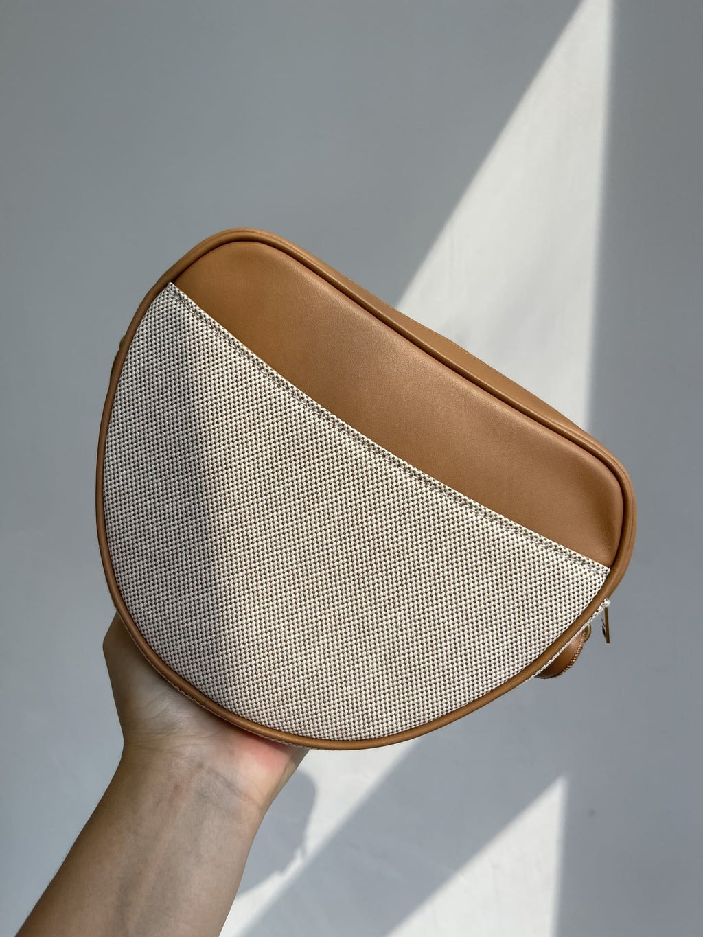 Saint Laurent Linen Calfskin The Heart Monogram