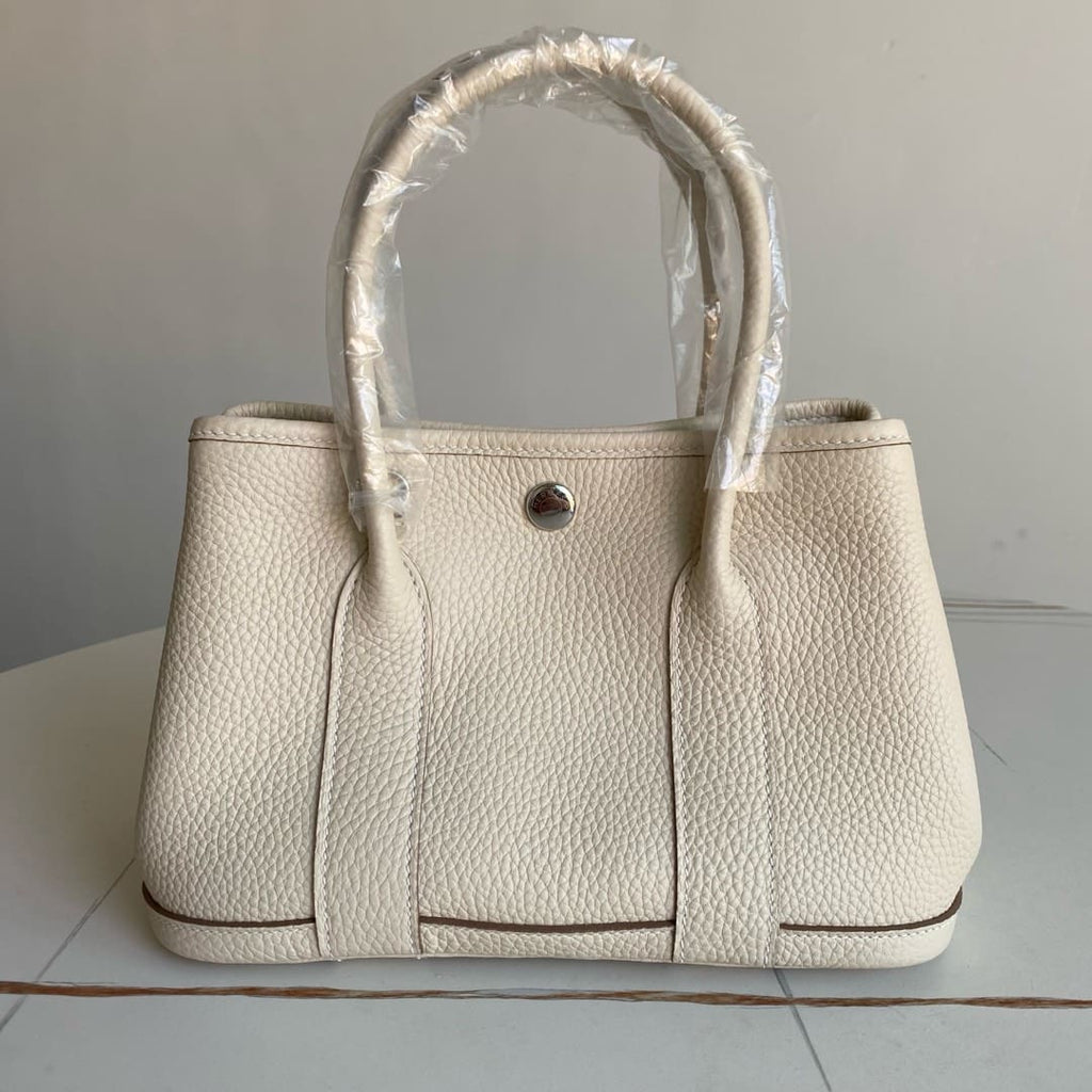 Hermès Garden Party Neo 23 Beton Negonda Palladium Hardware