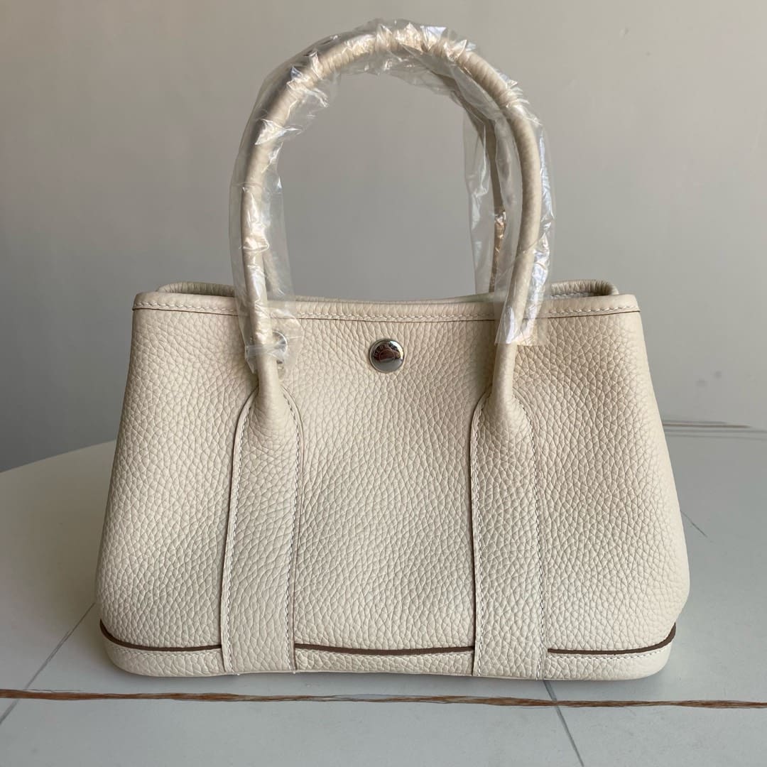 Hermès Garden Party Neo 23 Beton Negonda Palladium Hardware