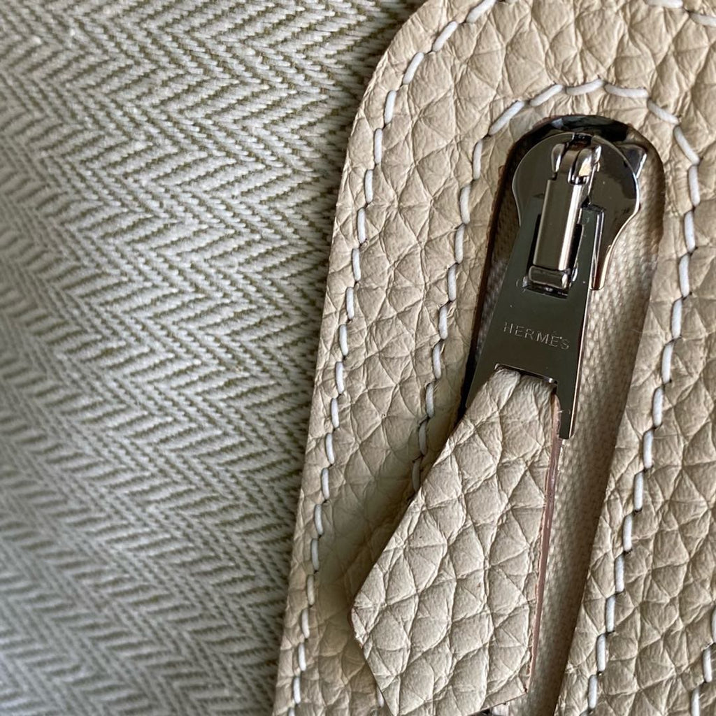 Hermès Garden Party Neo 23 Beton Negonda Palladium Hardware