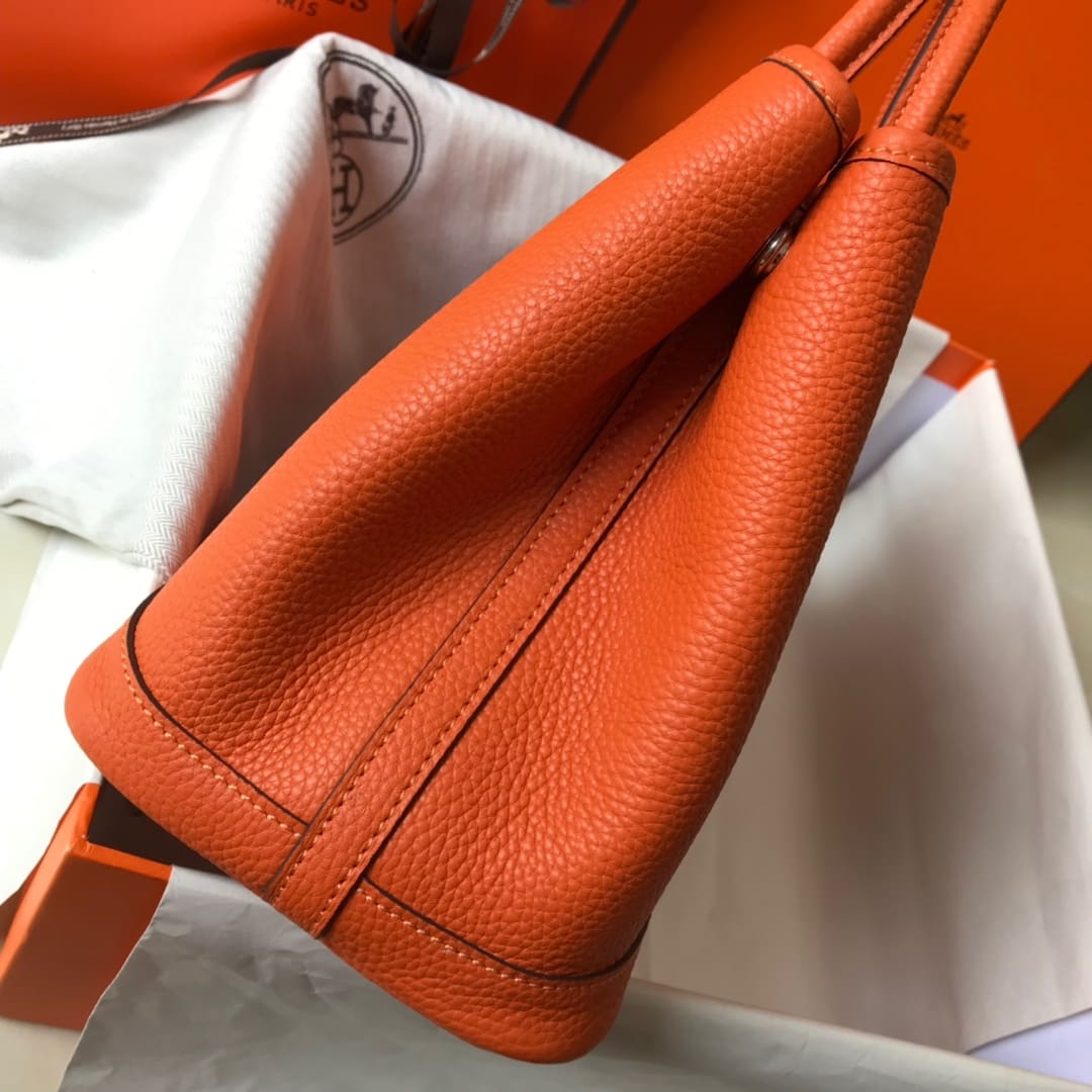 HERMÈS Negonda Garden Party TPM 30 Orange