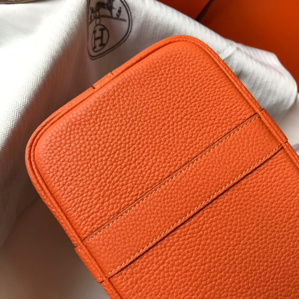 HERMÈS Negonda Garden Party TPM 30 Orange