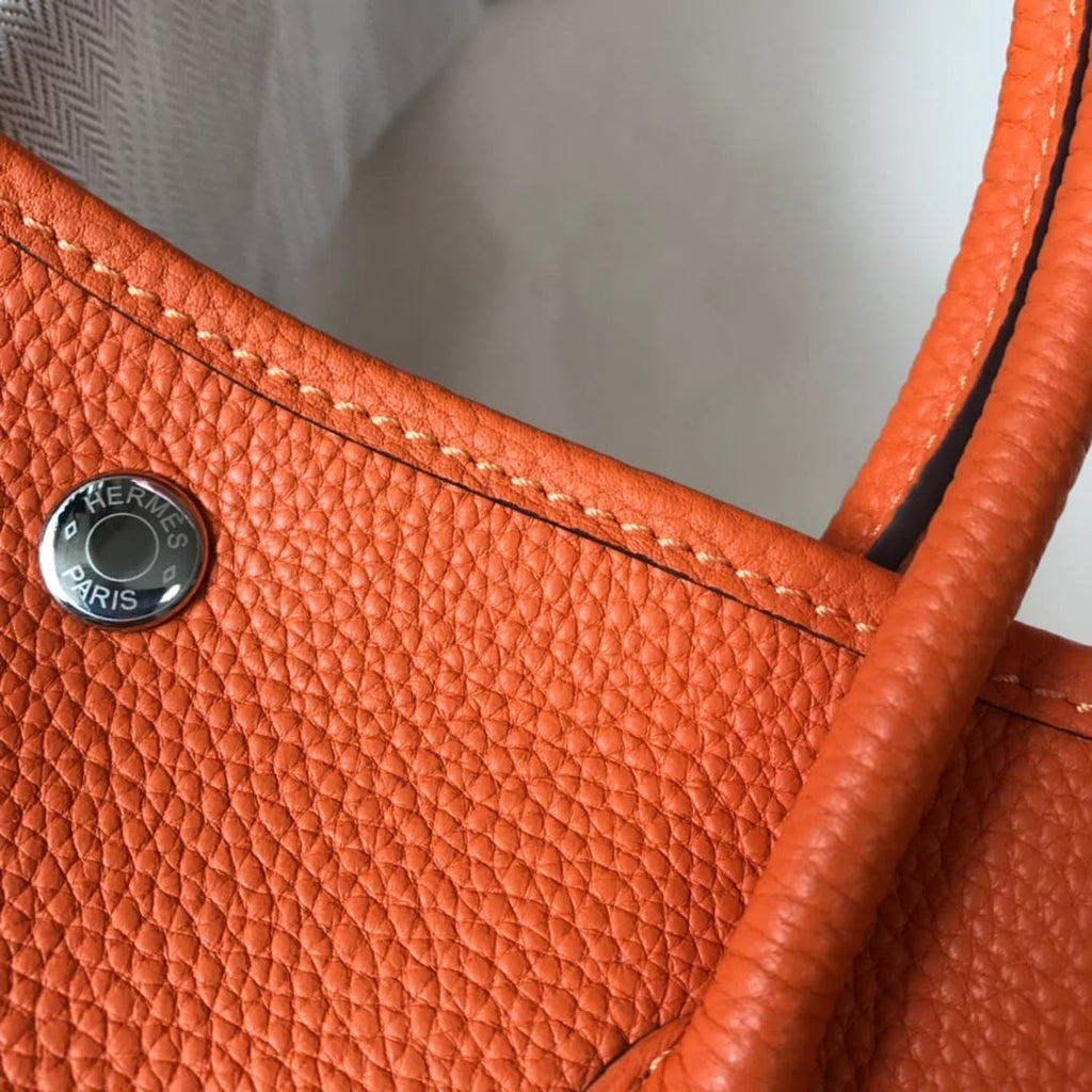 HERMÈS Negonda Garden Party TPM 30 Orange
