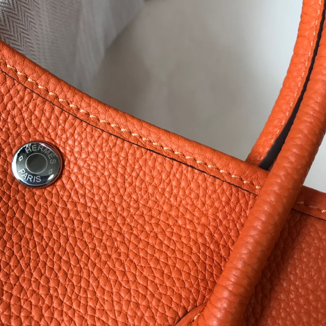 HERMÈS Negonda Garden Party TPM 30 Orange