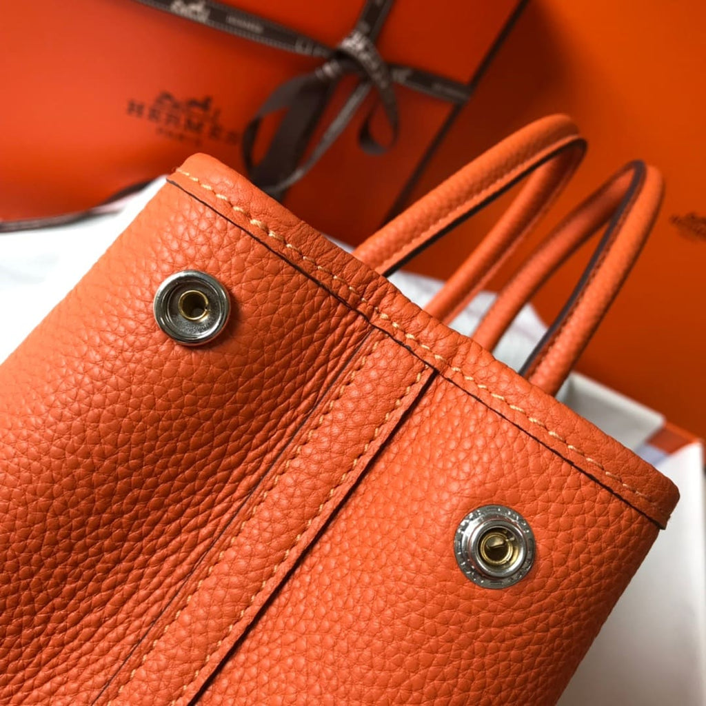 HERMÈS Negonda Garden Party TPM 30 Orange