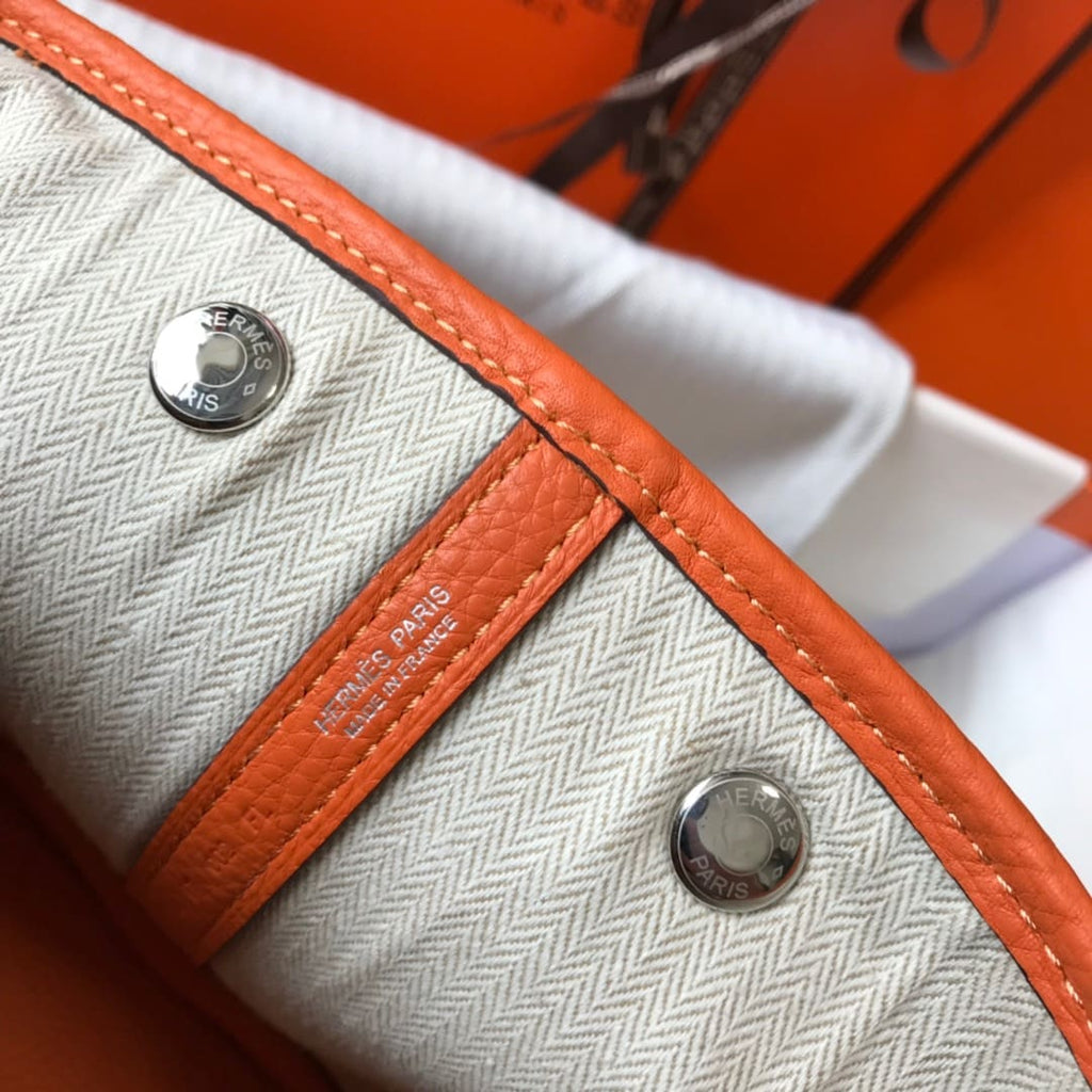 HERMÈS Negonda Garden Party TPM 30 Orange
