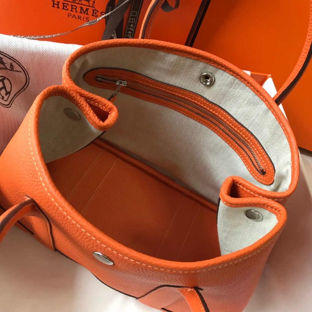 HERMÈS Negonda Garden Party TPM 30 Orange