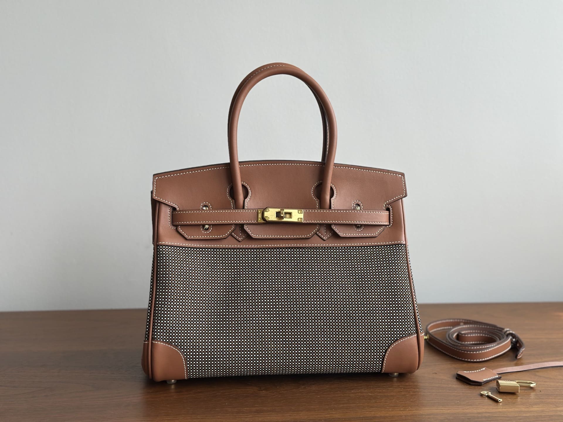 Hermès Limited Edition Gold Swift Birkin 30 Palladium Hardware