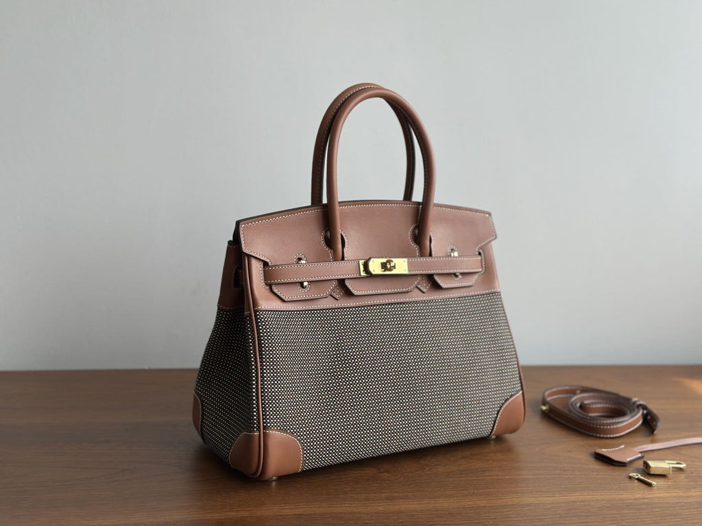 Hermès Limited Edition Gold Swift Birkin 30 Palladium Hardware