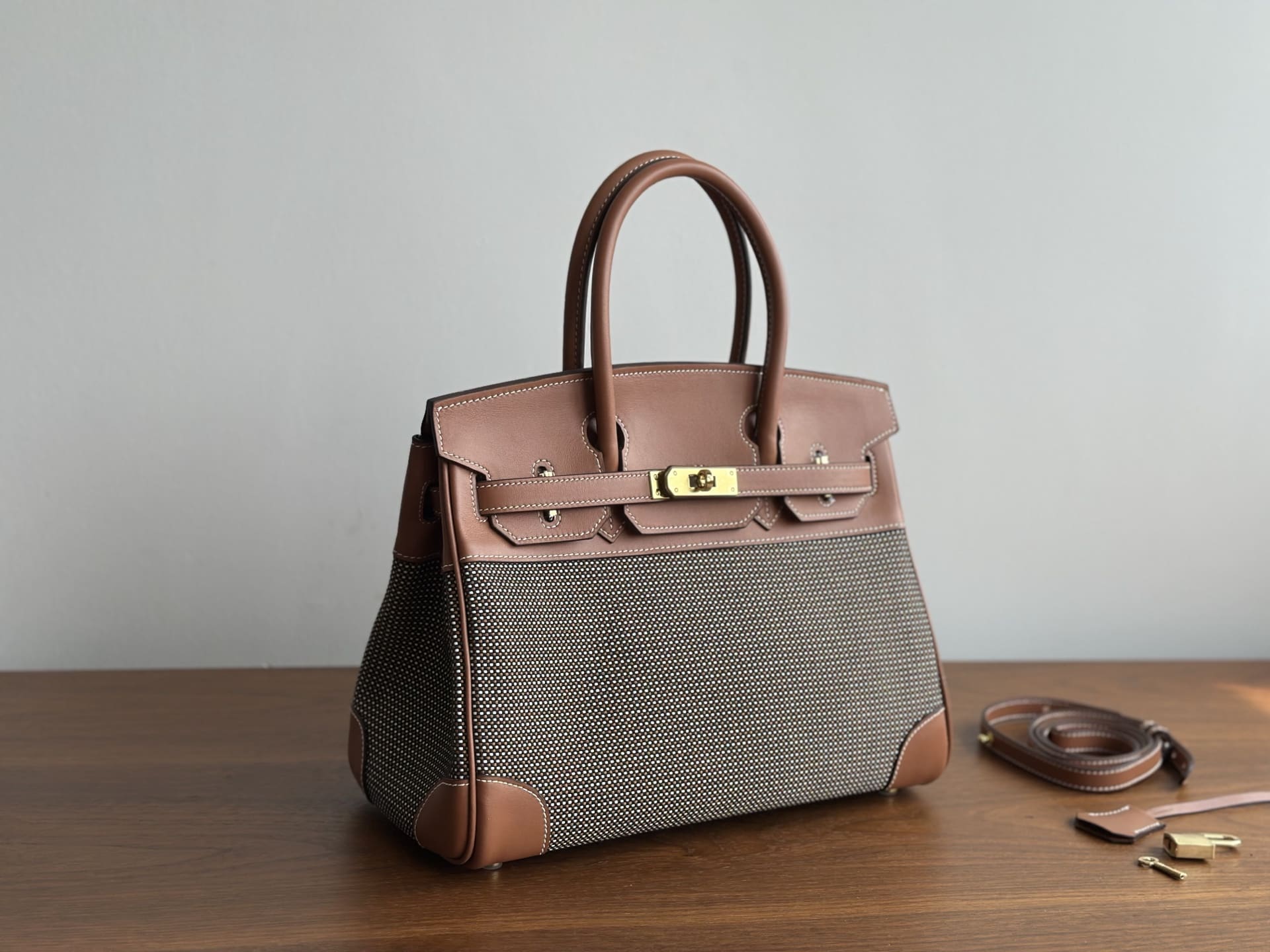 Hermès Limited Edition Gold Swift Birkin 30 Palladium Hardware