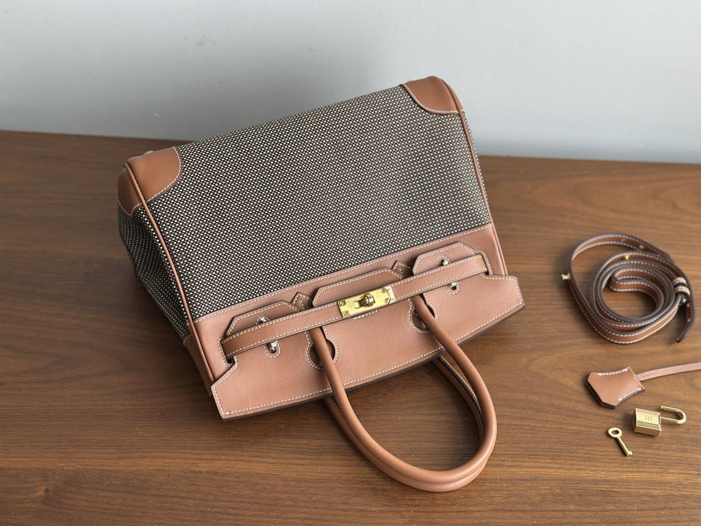 Hermès Limited Edition Gold Swift Birkin 30 Palladium Hardware