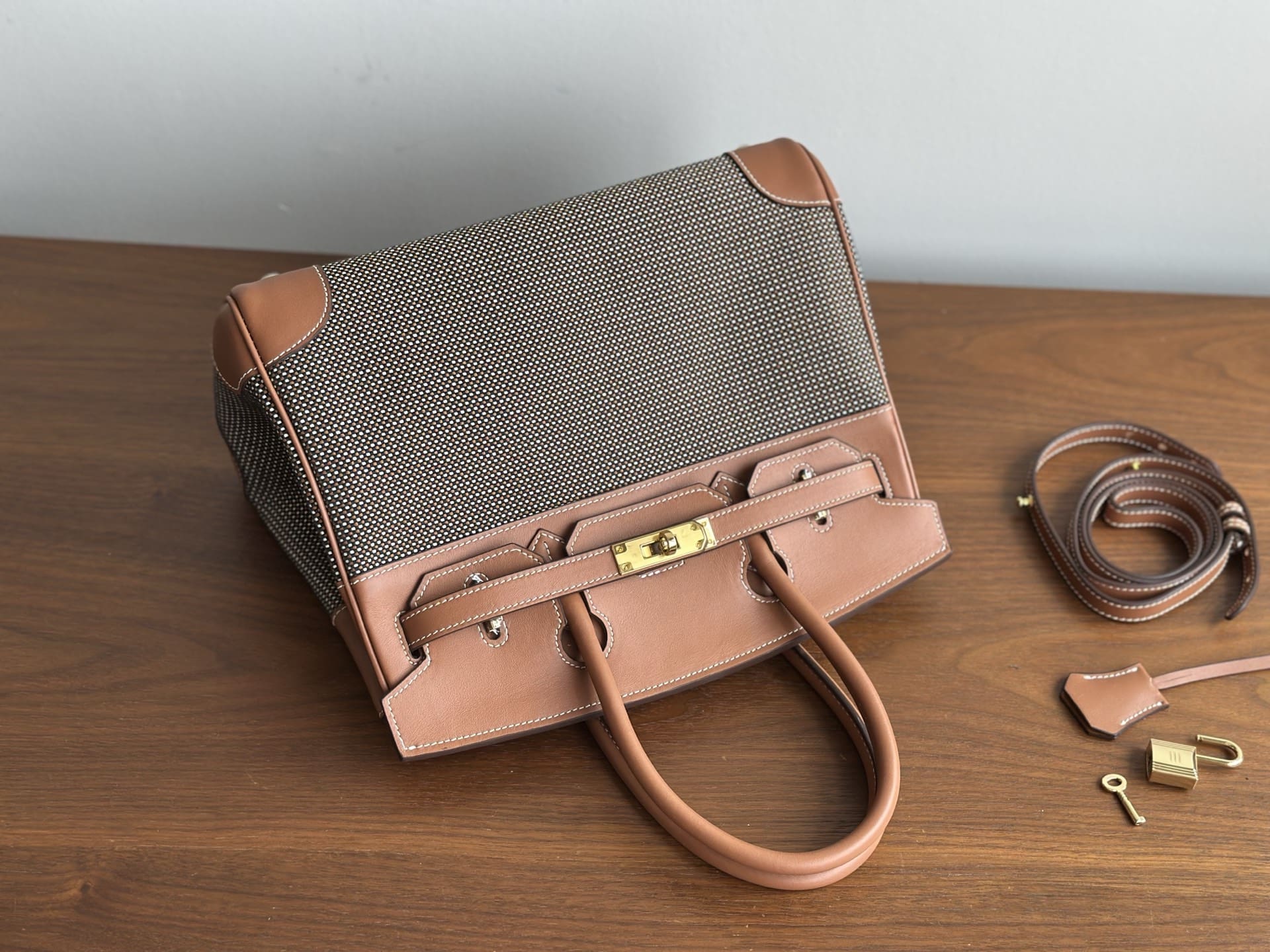 Hermès Limited Edition Gold Swift Birkin 30 Palladium Hardware