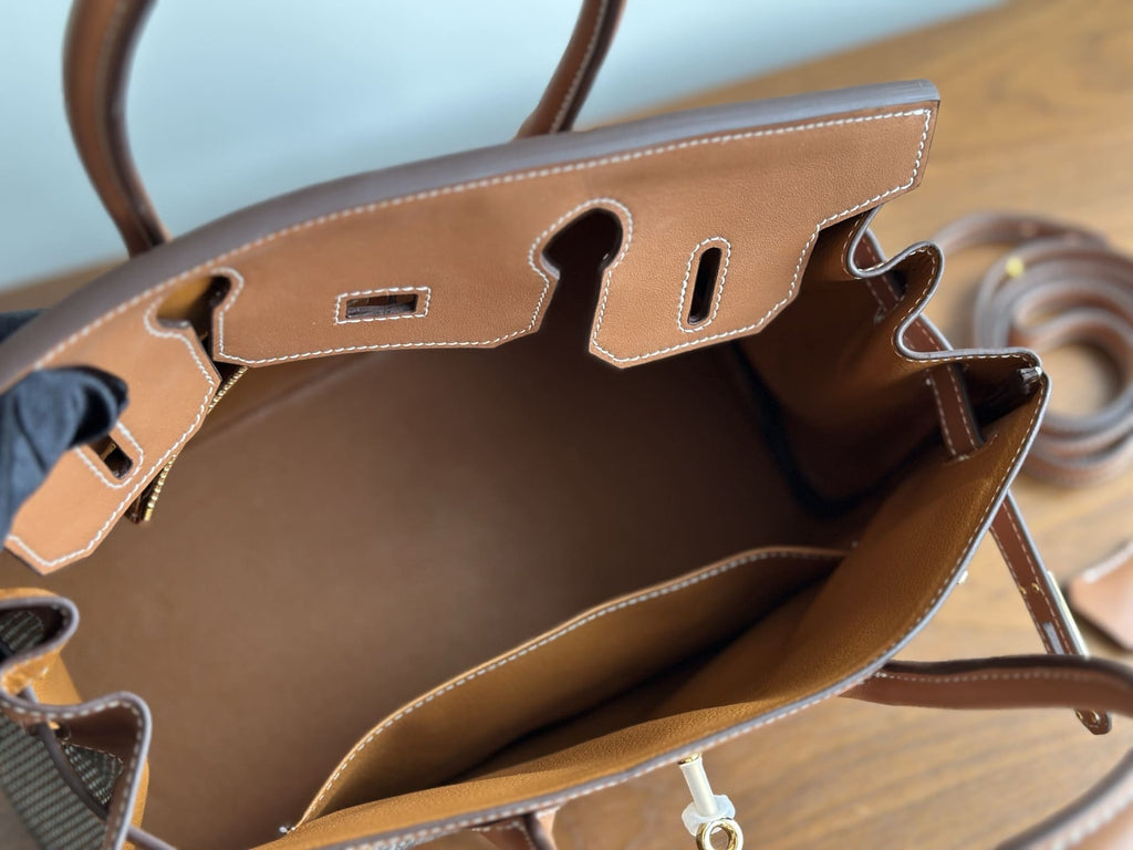 Hermès Limited Edition Gold Swift Birkin 30 Palladium Hardware