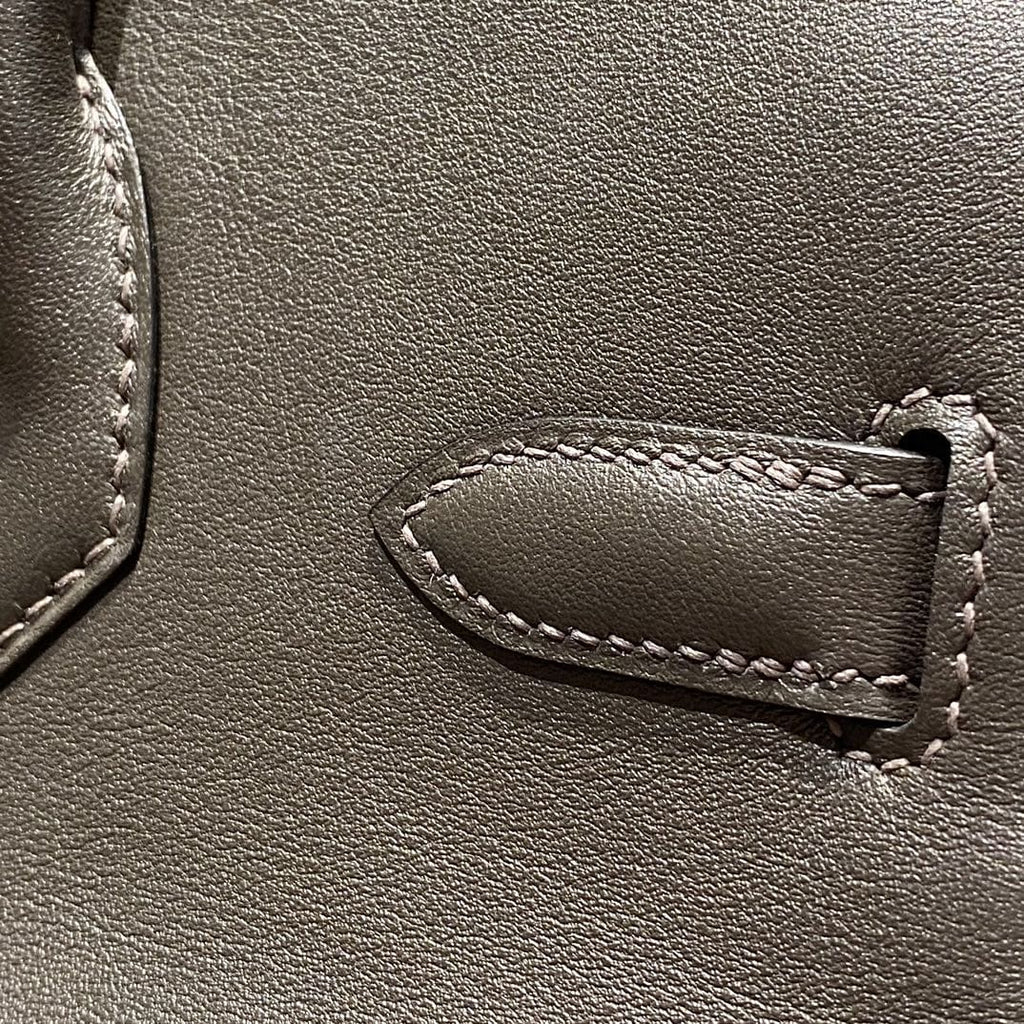 Hermès Caban Evercolor Shoulder Birkin Light 29 Palladium Hardware