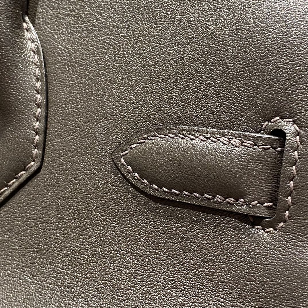 Hermès Caban Evercolor Shoulder Birkin Light 29 Palladium Hardware