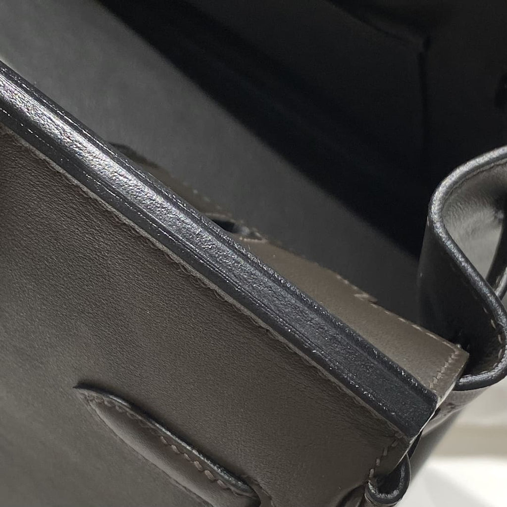 Hermès Caban Evercolor Shoulder Birkin Light 29 Palladium Hardware