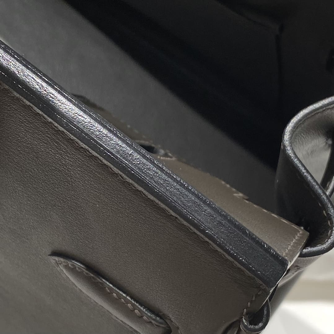 Hermès Caban Evercolor Shoulder Birkin Light 29 Palladium Hardware