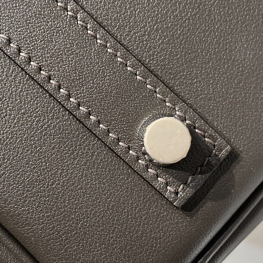 Hermès Caban Evercolor Shoulder Birkin Light 29 Palladium Hardware